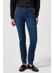 Wrangler Dżinsy - Comfort fit - w kolorze granatowym rozmiar: W32/L32. Niebieskie jeansy Wrangler, l, bez wzorów. Za 200.60 zł.