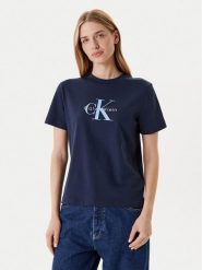 Calvin Klein Jeans T-Shirt Hero Classic LV047B865G Granatowy Regular Fit. Niebieskie t-shirty Calvin Klein Jeans, m, bez wzorów, z bawełny, bez kołnierzyka, bez ramiączek. Za 219.99 zł.