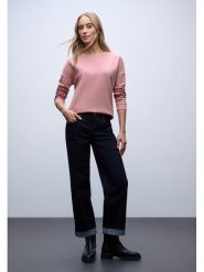 Street One Bluza w kolorze jasnoróżowym rozmiar: 34. Różowe bluzy Street One, bez wzorów, bez kaptura. Za 122.38 zł.