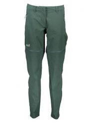 Jack Wolfskin Spodnie funkcyjne Zipp-Off "Hikeout" w kolorze zielonym rozmiar: 34. Zielone spodnie dresowe Jack Wolfskin, bez wzorów, z materiału. Za 311.12 zł.