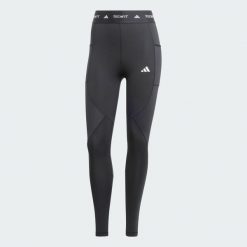 Legginsy Techfit COLD.RDY Full-Length. Czarne legginsy Adidas, s, bez wzorów, z dzianiny. Za 349.00 zł.