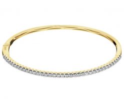 Bransoletka z żółtego złota z brylantami - 1,00 ct - próba 750. Żółte bransoletki Apart, z brylantem, złote. Za 20,990.00 zł.