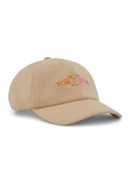 Tom Tailor Czapka w kolorze beżowym rozmiar: onesize. Brązowe czapki Tom Tailor, bez wzorów. Za 28.58 zł.