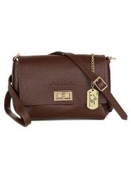 Anna Morellini Skórzana torebka "Matalia" w kolorze ciemnobrązowym - 22 x 17 x 9 cm rozmiar: onesize. Brązowe torby na ramię Anna Morellini, bez wzorów, z materiału, na ramię, bez dodatków. Za 252.99 zł.