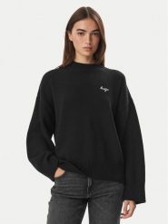 HUGO Sweter Shenny_B 50569622 Czarny Relaxed Fit. Czarne swetry Hugo, xl, bez wzorów, z bawełny, bez ramiączek. Za 549.99 zł.