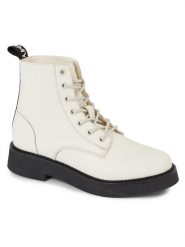 Tommy Jeans Botki Tjw Lace Up Flat Boot EN0EN02310 Écru. Botki Tommy Jeans, bez wzorów, z jeansu, bez obcasa, na płaskiej podeszwie, bez zapięcia. Za 749.99 zł.