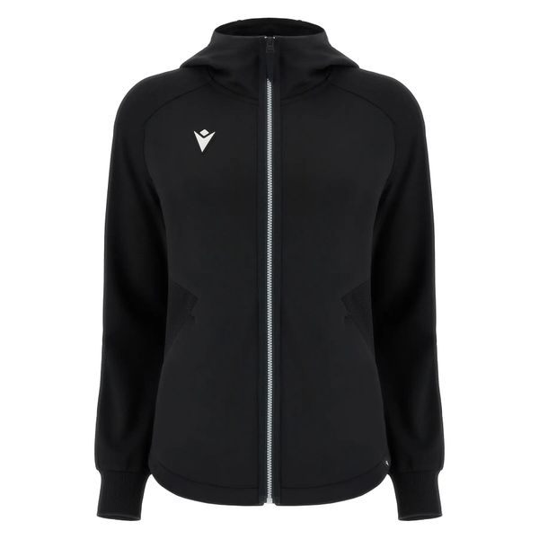 Damska bluza z kapturem full zip Macron Orosei. Czarne bluzy Macron, m, bez wzorów, z kapturem. Za 357.00 zł.