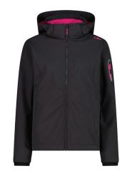 CMP Kurtka softshellowa w kolorze czarnym rozmiar: 40. Czarne kurtki sportowe CMP, m, bez wzorów, bez kaptura, outdoorowe. Za 179.22 zł.