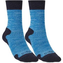 BRIDGEDALE Skarpety damskie EXPLORER HW COMFORT BOOT WMN Blue Marl-S. Niebieskie skarpety Bridgedale, bez wzorów. Za 81.80 zł.