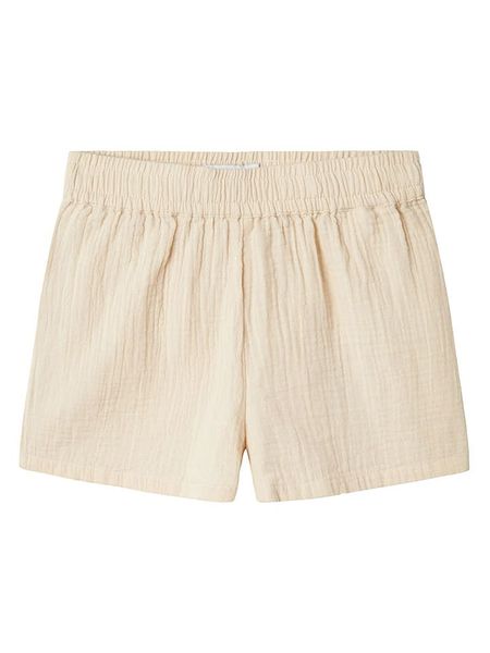 Name it Szorty "Hisa" w kolorze kremowym rozmiar: 128. Brązowe szorty Name it, bez wzorów, z bawełny. Za 43.88 zł.