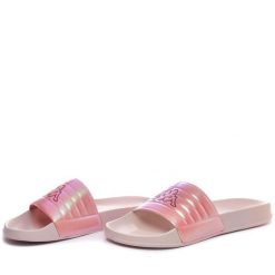 Klapki damskie Kappa Logo Searl. Brązowe klapki Kappa, bez wzorów, bez obcasa. Za 122.00 zł.