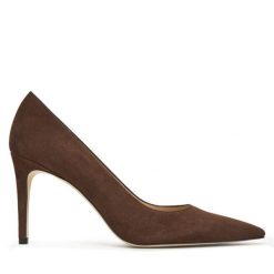 Szpilki Stuart Weitzman. Brązowe szpilki Stuart Weitzman, bez wzorów, bez obcasa, na szpilce, bez zapięcia. Za 1,849.00 zł.