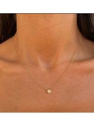 DIA DIAMONDS Pozłacany naszyjnik z zawieszką - dł. 40 cm rozmiar: onesize. Czerwone naszyjniki DIA DIAMONDS, z diamentem, pozłacane. Za 169.95 zł.
