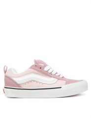Vans Tenisówki Knu Skool VN000DAJBIY1 Różowy. Czerwone trampki Vans, bez wzorów, ze skóry, bez zapięcia. Za 339.99 zł.