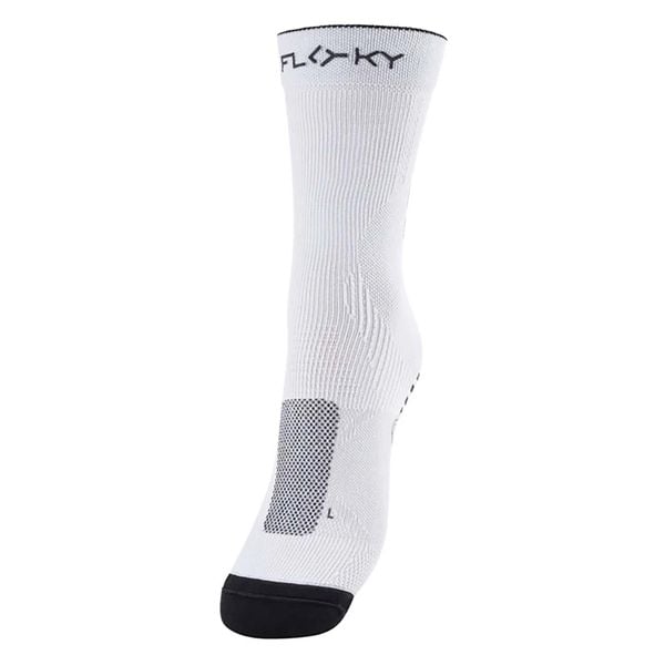 Skarpetki Floky Run Up Średnie Dorosłych. Białe skarpety FLOKY, z aplikacjami, z materiału. Za 197.99 zł.
