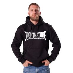 Bluza z kapturem Danrho Fightnature MMA. Czarne bluzy DANRHO, m, bez wzorów, z bawełny, z kapturem. Za 282.50 zł.