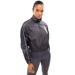 Damska lekka kurtka do biegania Fitness Siroko Ueno Dark Gray. Szare kurtki sportowe SIROKO, bez wzorów, z tkaniny, bez kaptura, do biegania. Za 255.00 zł.