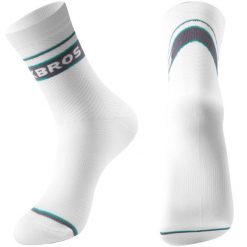 Skarpetki rowerowe kolarskie antybakteryjne Rockbros RB4900 unisex. Białe skarpety ROCKBROS, bez wzorów. Za 29.90 zł.