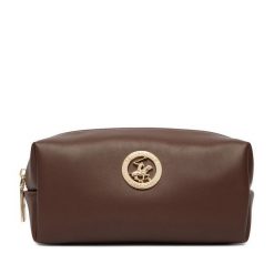 Kosmetyczka Beverly Hills Polo Club. Brązowe kufry i kosmetyczki Beverly Hills Polo Club, bez wzorów, bez dodatków. Za 69.99 zł.
