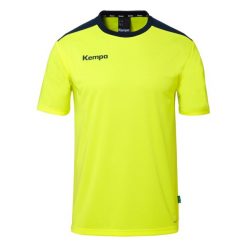 Koszulka Kempa Emotion 27. Niebieskie bluzki Kempa, bez wzorów, eleganckie, bez kołnierzyka, bez ramiączek. Za 109.60 zł.