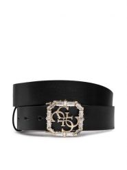 Guess Pasek Damski Not Coordinated Belts BW7664 VIN30 Czarny. Czarne paski Guess, z aplikacjami, ze skóry. Za 299.99 zł.