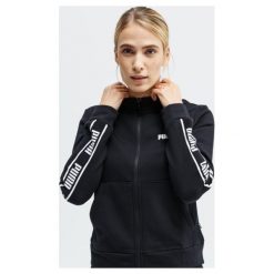 Puma Bluza Amplified Fz Fl , czarny, rozmiar M. Czarne bluzy Puma, m, bez wzorów, z bawełny, bez kaptura. Za 249.99 zł.