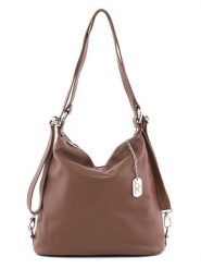 Anna Morellini Skórzana torebka w kolorze brązowym - 39 x 30 x 16 cm rozmiar: onesize. Brązowe torby na ramię Anna Morellini, bez wzorów, z materiału, na ramię, bez dodatków. Za 304.99 zł.