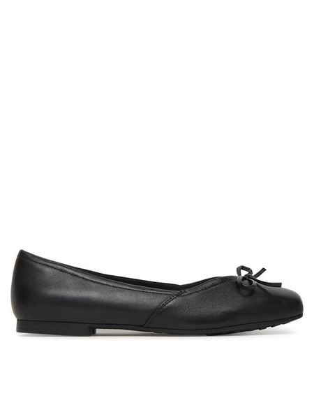 Caprice Baleriny 9-22109-46 Czarny. Czarne baleriny Caprice, bez wzorów, ze skóry, bez obcasa. Za 234.99 zł.