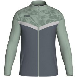 Poliestrowa bluza dresowa Jako Iconic. Szare bluzy sportowe JAKO, xl, bez wzorów, z dresówki, z kapturem. Za 278.50 zł.