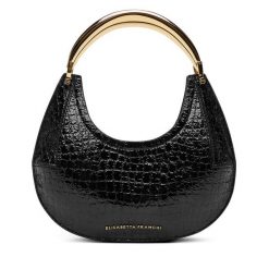Torebka Elisabetta Franchi. Czarne torebki klasyczne Elisabetta Franchi, bez wzorów, bez dodatków. Za 1,909.00 zł.
