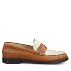 Lordsy Gant. Brązowe lordsy GANT, bez wzorów, bez obcasa, bez zapięcia. Za 479.99 zł.
