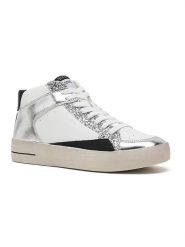 Sixth Sens Sneakersy w kolorze srebrno-białym rozmiar: 36. Białe trampki Sixth Sens, bez wzorów, bez zapięcia. Za 153.71 zł.