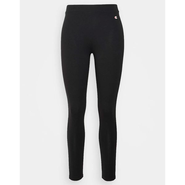 Legginsy Champion Black Damskie. Czarne legginsy Champion, m, bez wzorów, z bawełny, do biegania. Za 89.33 zł.