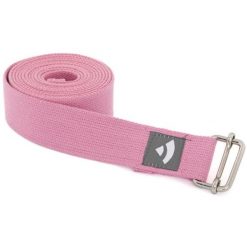 Pasek do jogi Manduka Unfold 182cm - Ekologiczny, Różowy. Czerwone paski Manduka, bez wzorów, z bawełny, sportowe. Za 79.99 zł.