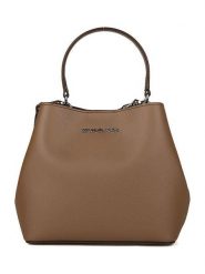 Michael Kors Torebka w kolorze brązowym - 20 x 17 x 10 cm rozmiar: onesize. Brązowe torby na ramię Michael Kors, bez wzorów, z materiału, na ramię, bez dodatków. Za 454.95 zł.