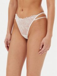 Hunkemöller Stringi Lauren 300904 Écru. Stringi Hunkemöller, bez wzorów, z syntetyku. Za 39.99 zł.