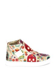 Streetfly Sneakersy w kolorze beżowym ze wzorem rozmiar: 42. Brązowe trampki Streetfly, bez wzorów, z materiału, za kostkę, bez zapięcia. Za 233.87 zł.