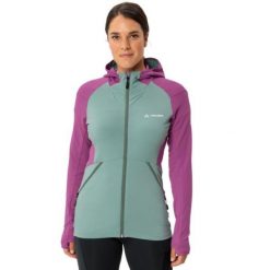 Bluza trekkingowa damska Vaude Scopi Fleece polarowa. Zielone bluzy Vaude, s, bez wzorów, z elastanu, bez kaptura. W wyprzedaży za 417.49 zł.