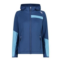 Kurtka przeciwdeszczowa damska z kapturem CMP. Niebieskie kurtki sportowe CMP, xl, bez wzorów, z kapturem, trekkingowe. Za 306.50 zł.