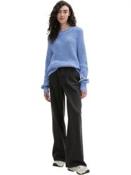 TOM TAILOR Denim Sweter w kolorze niebieskim rozmiar: L. Niebieskie swetry TOM TAILOR DENIM, l, bez wzorów, z denimu, bez ramiączek. Za 79.77 zł.