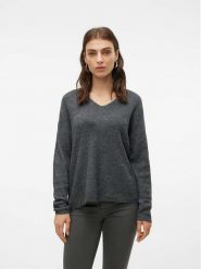 Vero Moda Sweter w kolorze antracytowym rozmiar: XL. Czarne swetry Vero Moda, xl, bez wzorów, bez ramiączek. Za 61.02 zł.