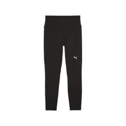 Damskie legginsy TAD ESSENTIALS o długości 7/8 PUMA Black. Czarne legginsy Puma, bez wzorów, z podwyższonym stanem. Za 179.00 zł.
