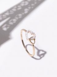 DIAMOND & CO Złoty pierścionek z diamentami rozmiar: 54. Żółte pierścionki Diamond & Co, z diamentem, złote. Za 1,064.95 zł.
