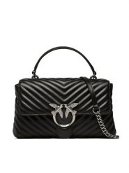 Pinko Torebka Love Lady Puff Classic Cl 100043 A0GK Czarny. Czarne torebki klasyczne Pinko, bez wzorów, ze skóry, bez dodatków. Za 1,099.00 zł.