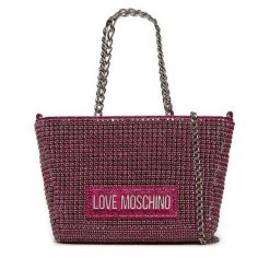 Torebka LOVE MOSCHINO. Czerwone torebki klasyczne Love Moschino, bez wzorów, bez dodatków. Za 439.99 zł.