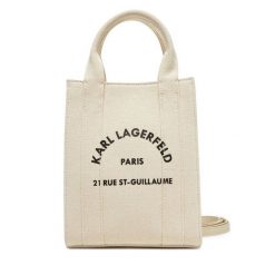 Torebka KARL LAGERFELD. Brązowe torebki klasyczne KARL LAGERFELD, bez wzorów, bez dodatków. Za 279.99 zł.