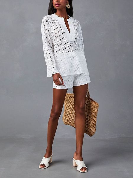 LA Angels Szorty w kolorze białym rozmiar: XL. Białe szorty LA Angels, bez wzorów, z podwyższonym stanem. Za 113.45 zł.