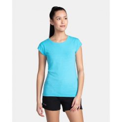 Damski bawełniany t-shirt Kilpi PROMO-W. Niebieskie t-shirty Kilpi, l, bez wzorów, z bawełny, bez kołnierzyka, bez ramiączek. Za 50.25 zł.