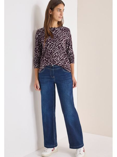 Cecil Koszulka w kolorze brązowym rozmiar: XS. Brązowe bluzki Cecil, xs, bez wzorów, bez kołnierzyka, bez ramiączek. Za 109.26 zł.