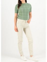 Blutsgeschwister Dżinsy - Slim fit - w kolorze kremowym rozmiar: S. Brązowe jeansy Blutsgeschwister, s, z aplikacjami. Za 74.81 zł.